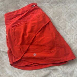 lululemon athletica Red Athletic Shorts speed up  4 inch